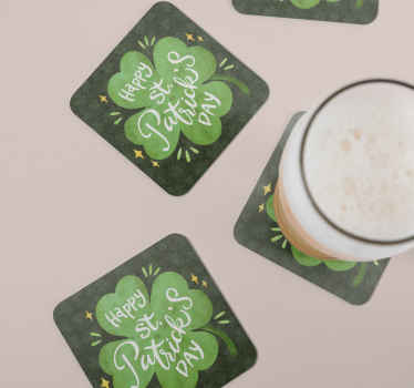 St. Patrick's Day Bar Coasters - TenStickers
