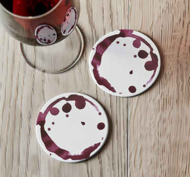 Vinpletter kork coaster - TenStickers
