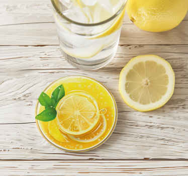 Limonade kork coaster - TenStickers