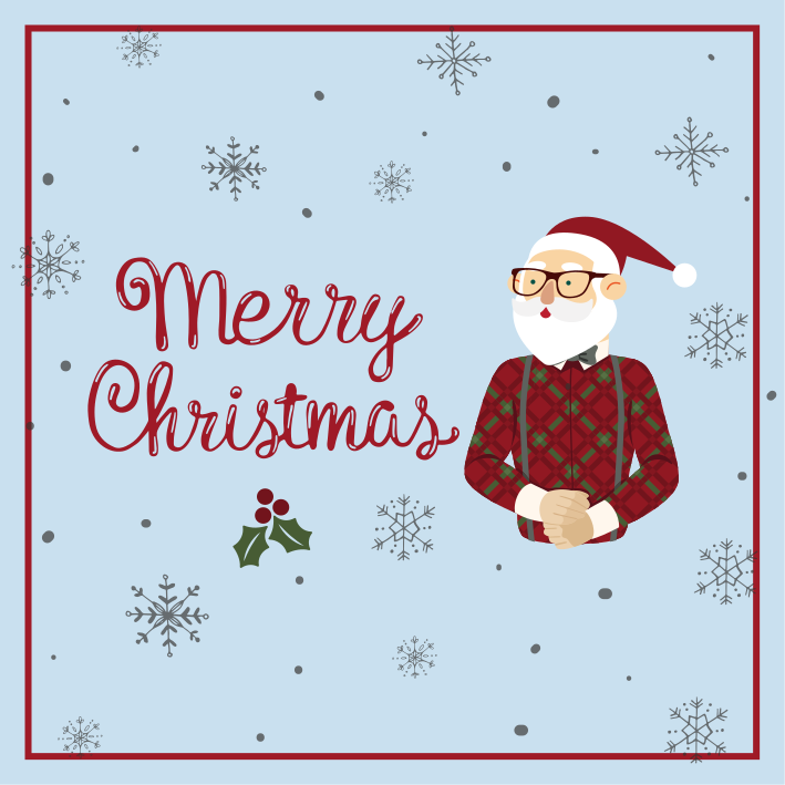 Holiday characters xmas coasters - TenStickers