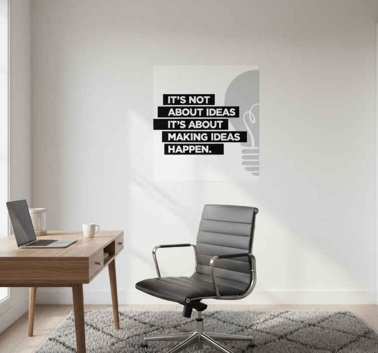 Inspiring ideas office poster - TenStickers