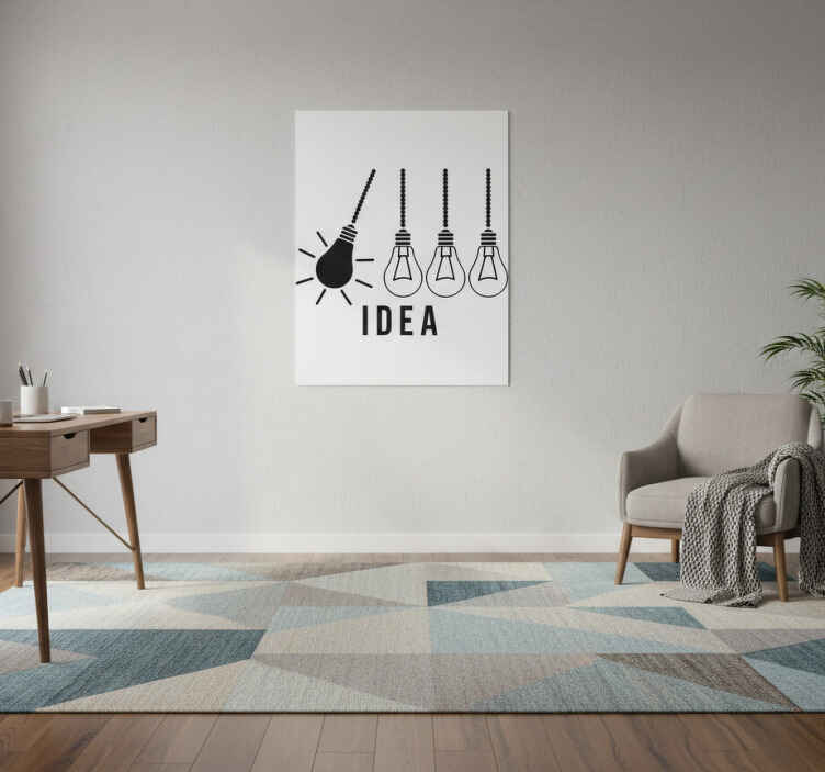 Kontor plakat med flot design idé - TenStickers