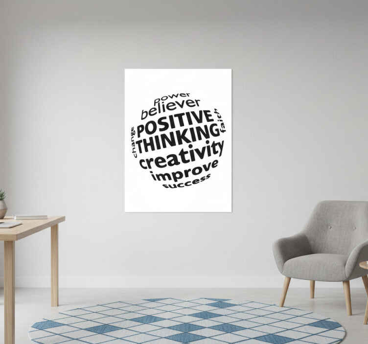Kantoor poster kracht gelovige verbeteren - TenStickers