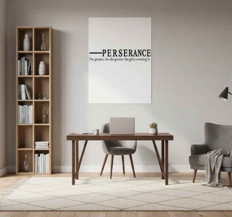Perseverance office poster - TenStickers