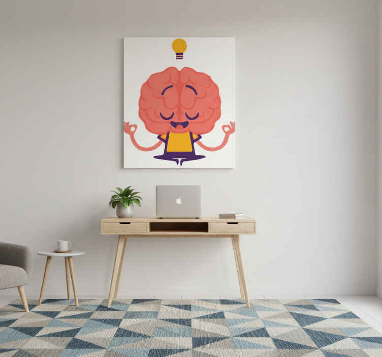 Kontor plakat zen hjerne - TenStickers