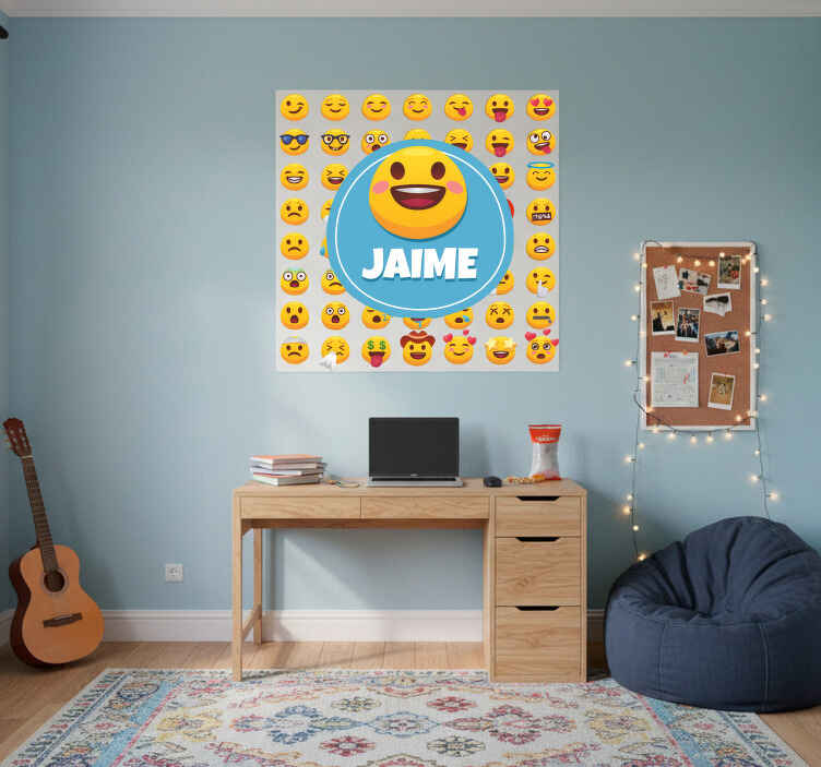 Poster for teenager with personalized emojis - TenStickers