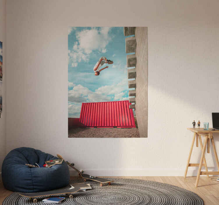 Parkour poster for teenager - TenStickers