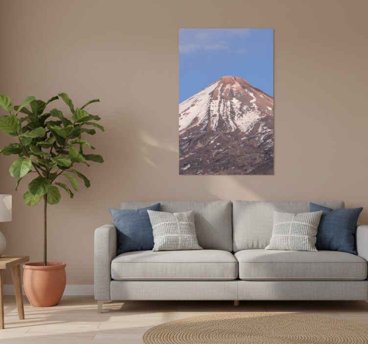Living room poster mount teide - TenStickers