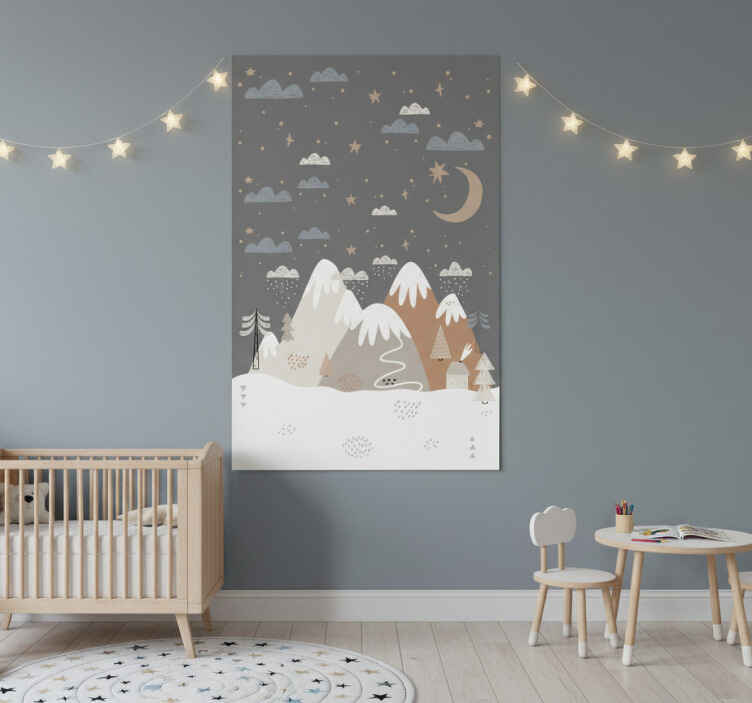 Nursery poster of mountains - TenStickers