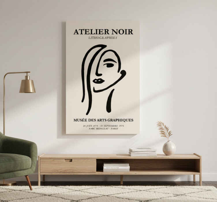 Quote poster black studio - TenStickers