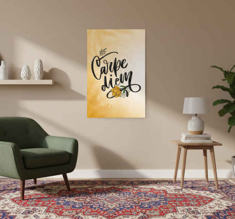 Poster de frases aproveite o dia - TenStickers
