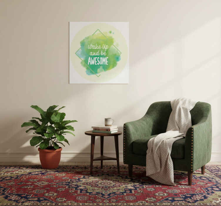 Poster met tekst ontketen het buitengewone - TenStickers