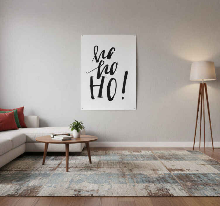 Christmas poster ho ho ho! - TenStickers