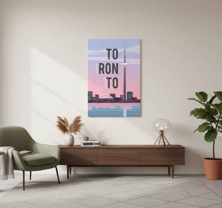 City poster toronto illustration - TenStickers