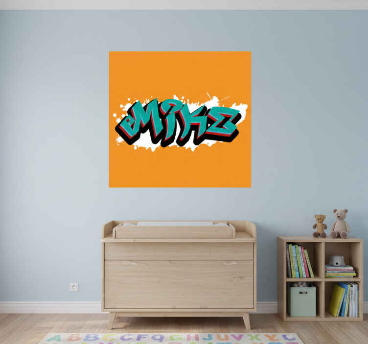 Personalisierte poster mit stilvoller schriftkunst - TenStickers
