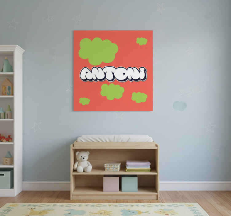 Personalisierte poster im verspielten schriftstil - TenStickers