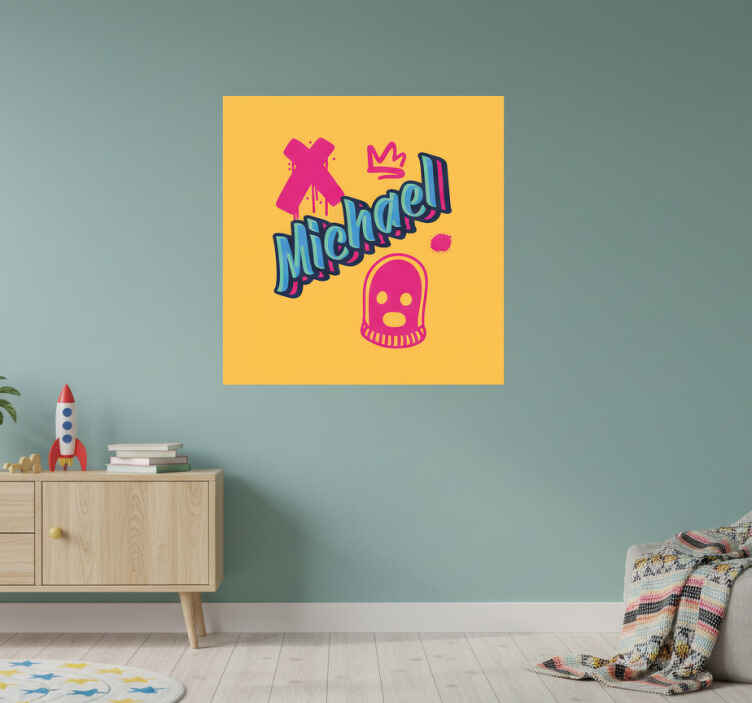 Personalisierte poster mit kräftigem schriftzug - TenStickers