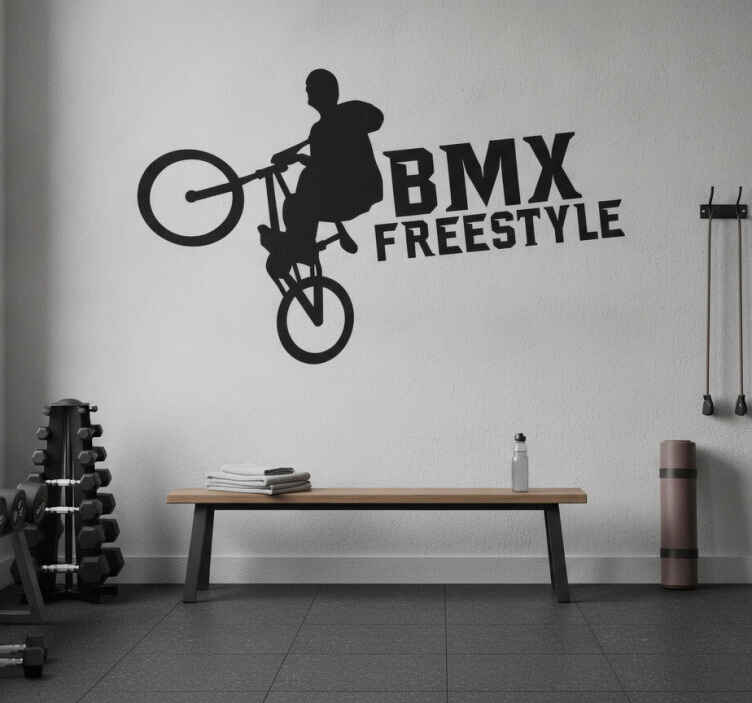Poster ciclismo bmx estilo libre - TenVinilo