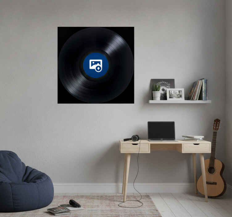 Poster musicales adhesivos personalizados de vinilo - TenVinilo