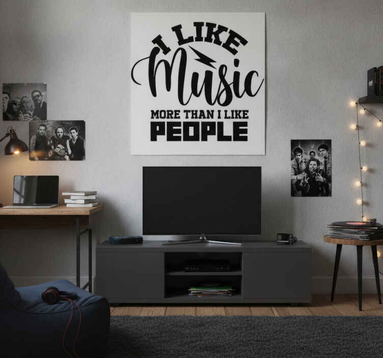 Musikaalijulisterakastanmusiikkiaenemmänkuinihmisiä - Tenstickers