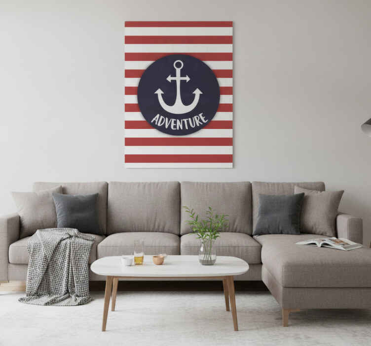 Poster for teenager customizable sailor anchor - TenStickers