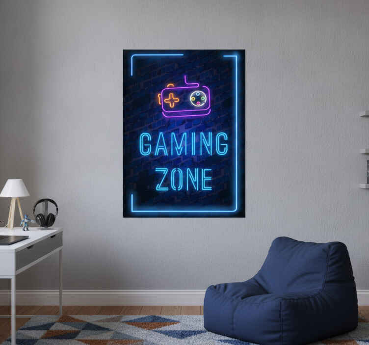 Gaming poster für die gaming zone - TenStickers