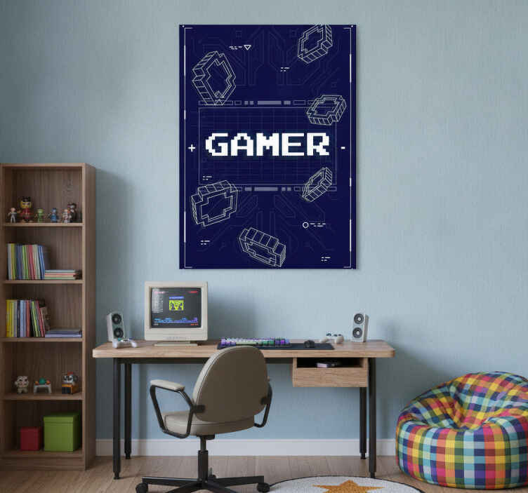 Gaming poster für retro gamer - TenStickers