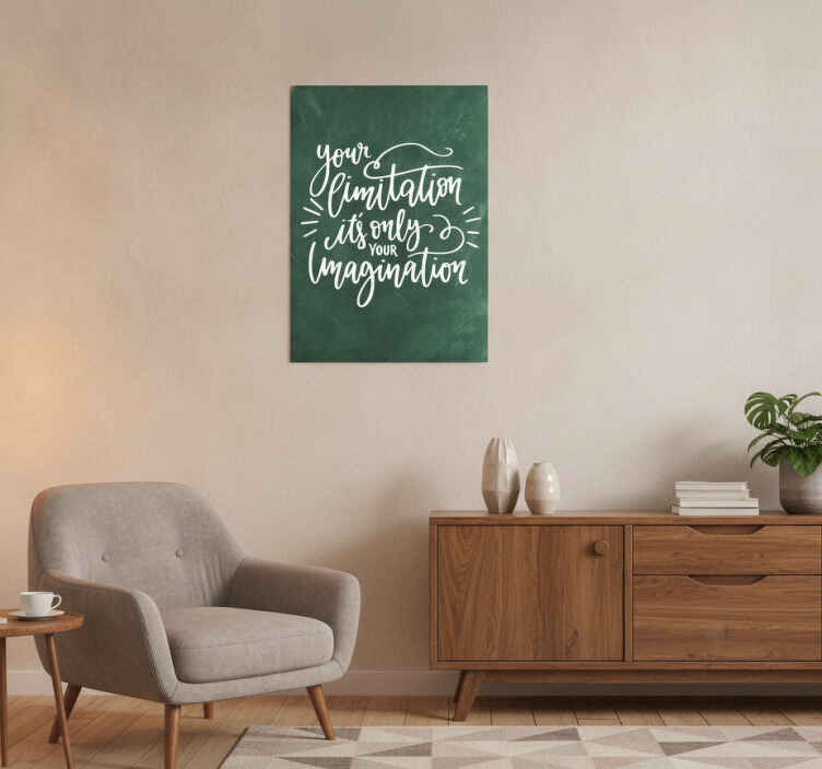 Poster zitat vorstellungskraft zitat - TenStickers