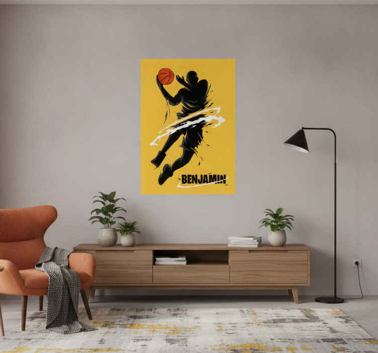 Poster basketball affiche de basket-ball - TenStickers