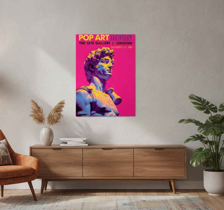 Poster art exposition de pop art - TenStickers