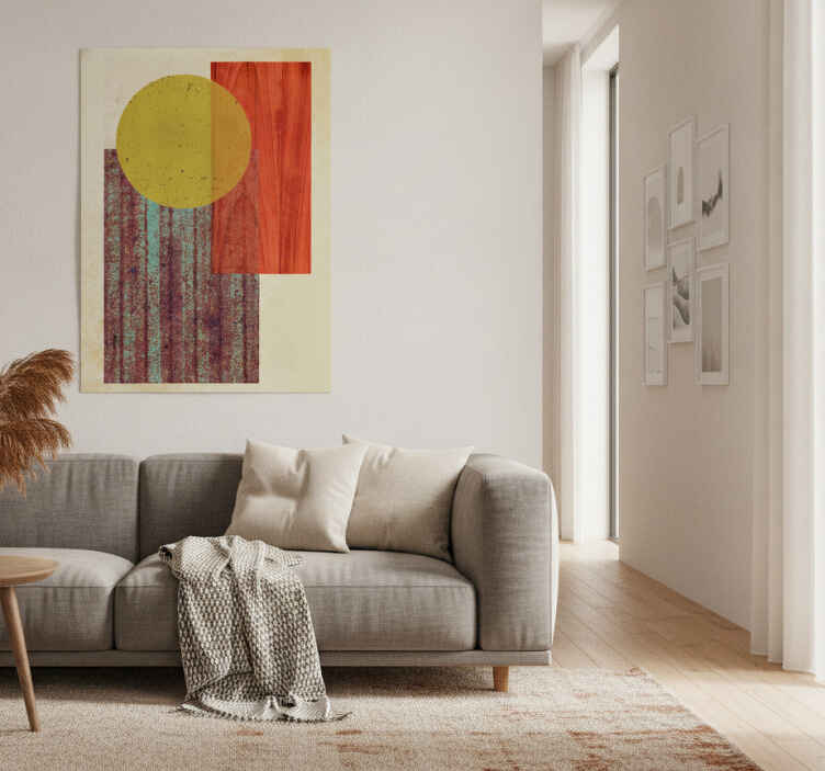 Art poster bauhaus geometry print - TenStickers
