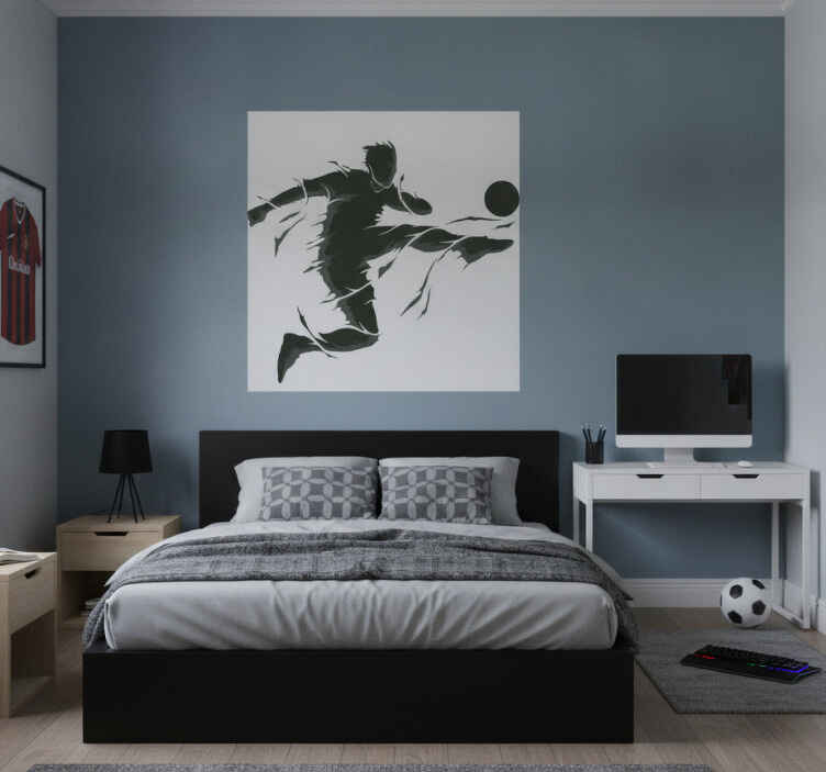 Football poster football player print - TenStickers