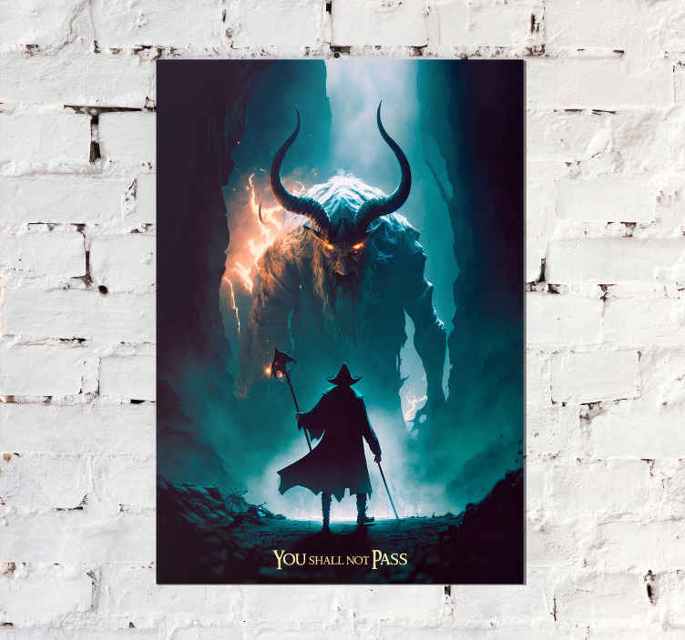 Porter fantástico you shall not pass - TenStickers