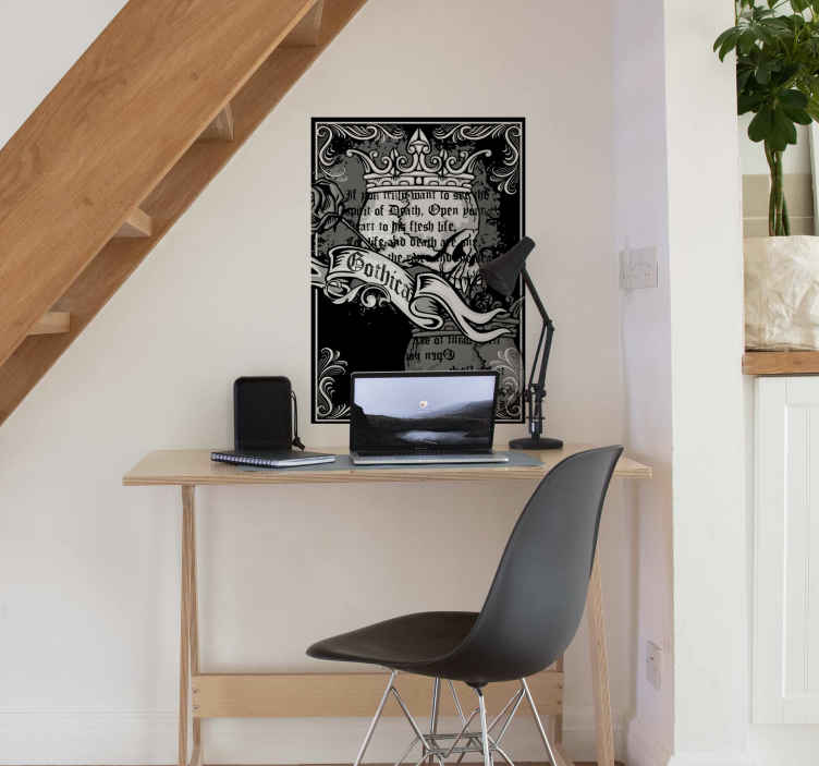 Gothic poster print TenStickers