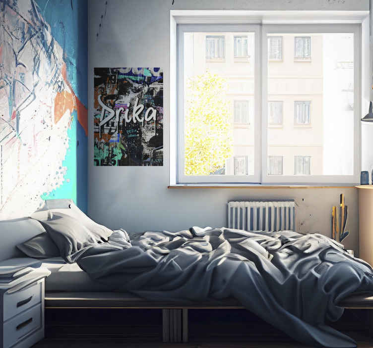 Kleurrijk graffiti tag poster - TenStickers