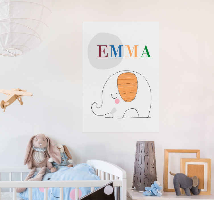 Lot De 3 Affiches Chambre Bébé Personnalisables – 30x40 Cm, Toile, Prénom Enfant – Design Ourson Nuage, Couleurs Beiges