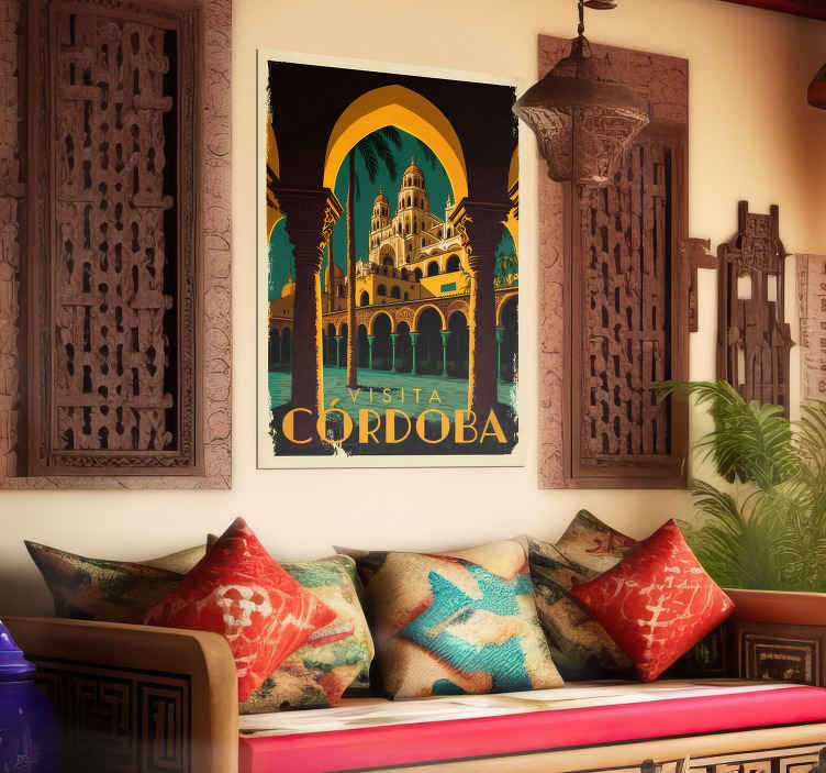 Poster ciudades "Visita a Córdoba" - TenVinilo