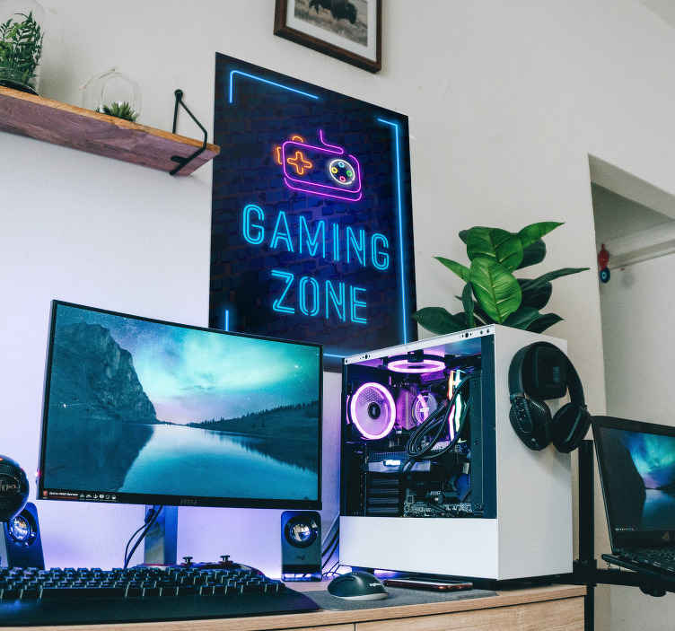 Poster videogioco gaming zone - TenStickers