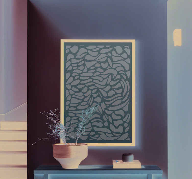 natural print scandinavian poster - TenStickers