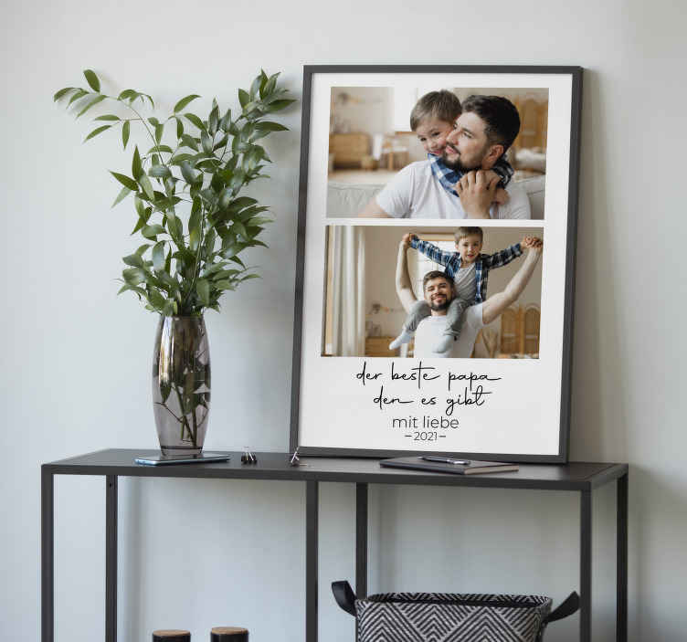 Poster Wohnzimmer Bester Papa den es gibt - TenStickers