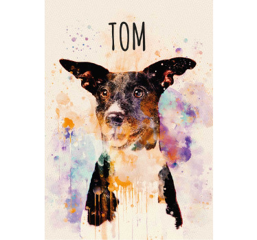 Poster sonstige Tiere benutzerdefinierte aquarellkunst - TenStickers