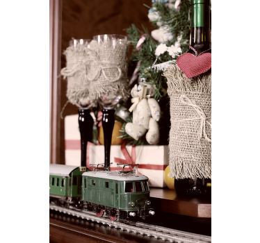 Vlakec igrača Božični plakat - TenStickers