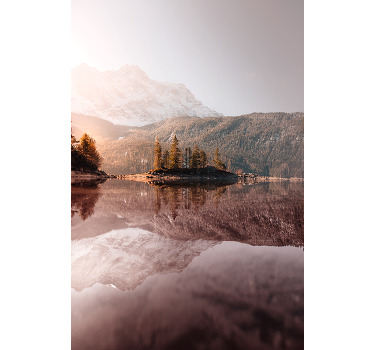 Poster photo réaliste montagnes nordiques - TenStickers