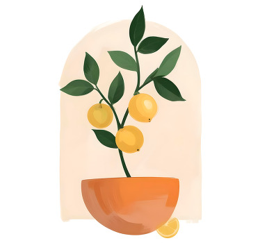Lille frugttræ plakat planter - TenStickers