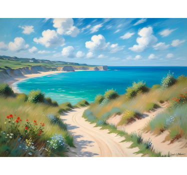 Poster paysages belle vue sur la mer - TenStickers