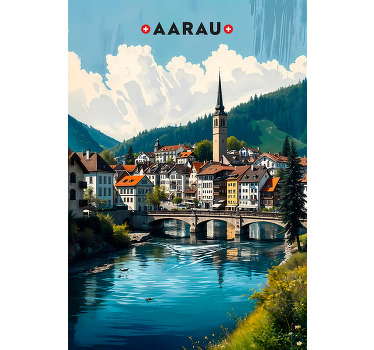 Poster Aarau - TenStickers