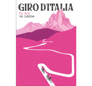 Val gardena cykel plakat - TenStickers