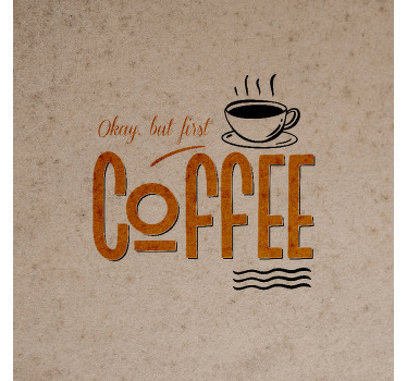 Charming retro quote kitchen poster - TenStickers