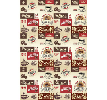 Αφίσα κουζίνας Ρετρό Καφές - TenStickers