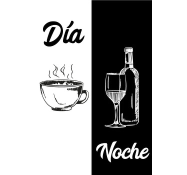 Poster cocina blanco y negro divertido - TenVinilo